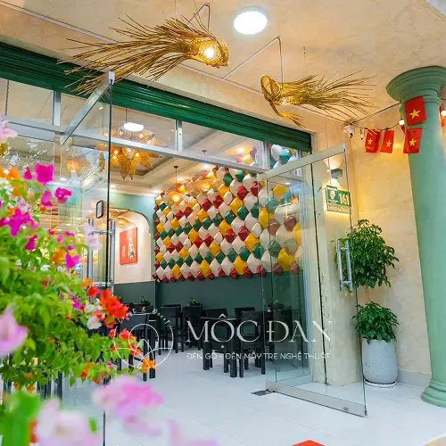 Đèn mây tre đan giá rẻ