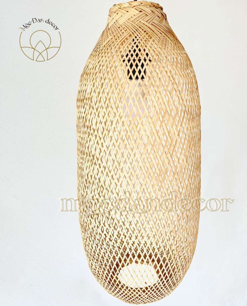 Top 10 Đèn Tre Trang Trí Mái Hiên - Rẻ + Bền + Đẹp 10 Đèn tre bí dài decor khách sạn, nhà hàng cao cấp