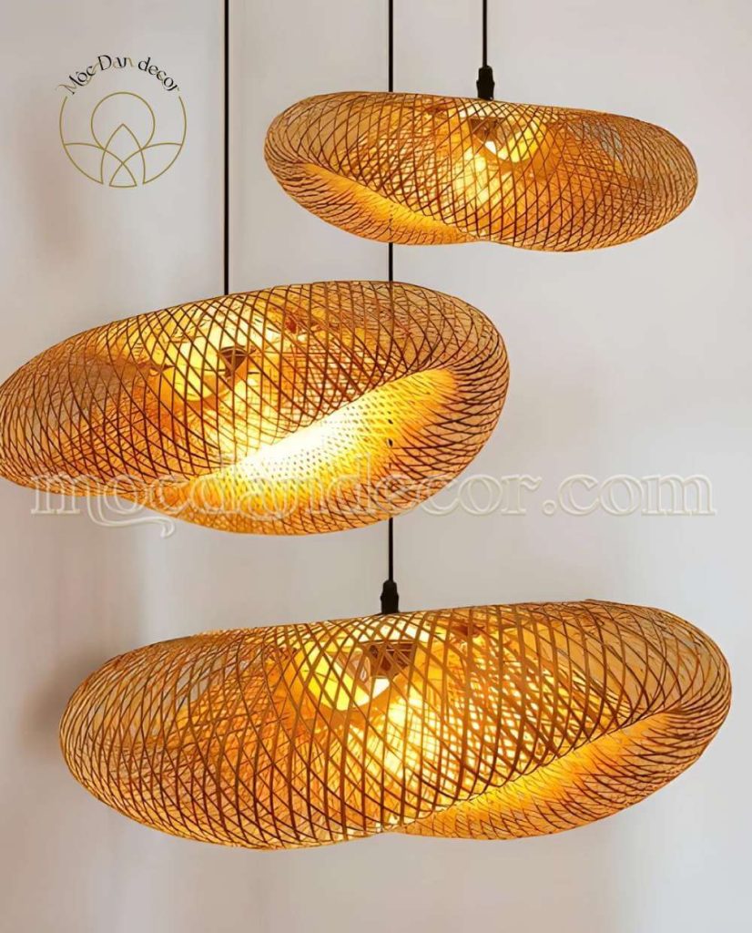 500+ Mẫu Đèn Trang Trí Quán Cafe Đẹp – Sang Trọng & Tiết Kiệm Điện 11 Đèn tre đám mây decor cao cấp phi 60