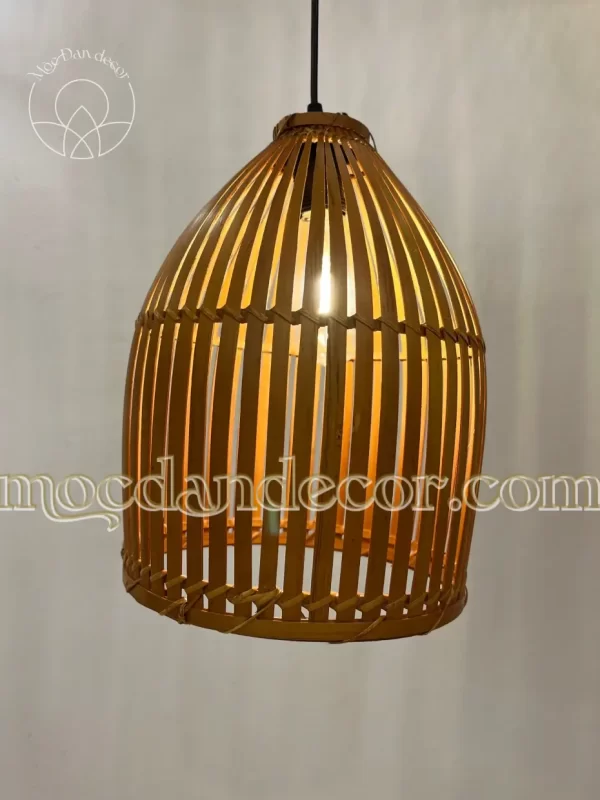 Đèn tre nơm cụp Mộc Đan Decor
