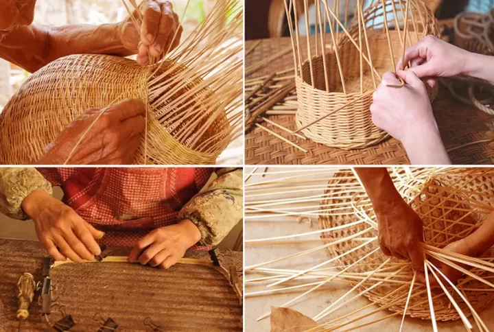 5 CÔNG ĐOẠN LÀM RA CHIẾC ĐÈN MÂY TRE ĐỘC ĐÁO ẤN TƯỢNG