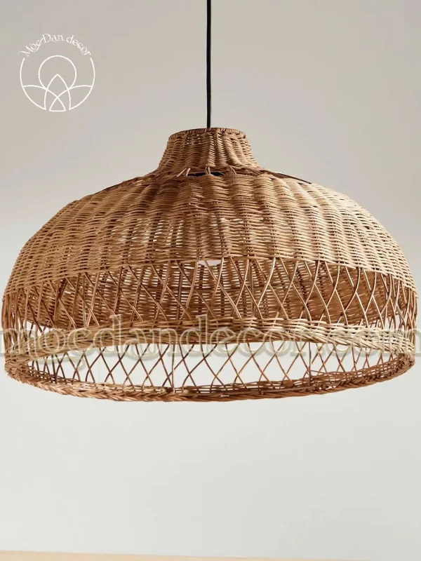 Đèn lồng bàn cách điệu mây tự nhiên 3 MDM005 1