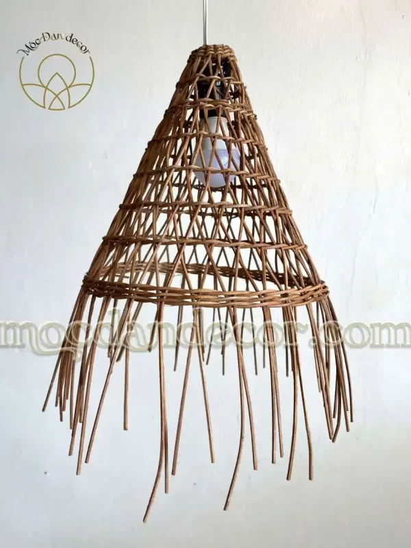 Đèn mây tua rua chóp nón 42 MDM018 1